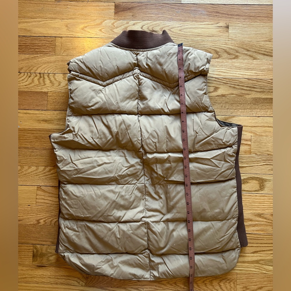 Tan Quilted Vest - Picture 3 of 6